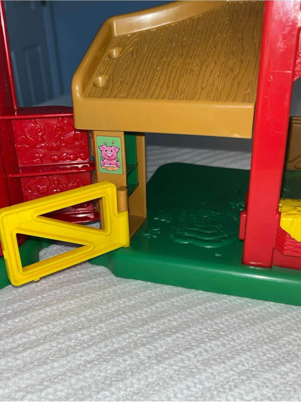 Fisher-Price Red & White Farm Barn Playset with Animal Figures - Picture 6 of 14